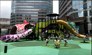 駐島計畫：特色公園聯盟＠樂活島　樂活新趨勢 大型商場結合遊戲場